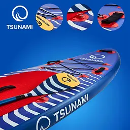 Надувна SUP дошка TSUNAMI 350 см з веслом Wave T04 (P-5907739314239) - мініатюра 6