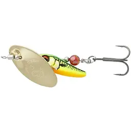 Блешня Savage Gear Sticklebait Spinner #2 7.3g Бежевий/Жовтий (1013-1854.44.74)
