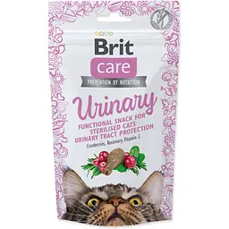 Функціональні ласощі для котів Brit Care Cat Snack Urinary з індичкою 50 г (111900)