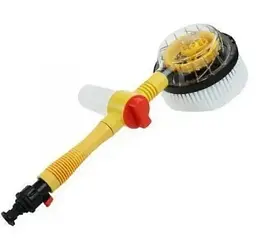 Насадка-щітка, що обертається для шланга Water Blast Cleaner Roto Brush високого тиску з резервуаром для миючого засобу - мініатюра 6