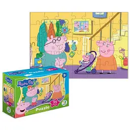 Пазли DODO міні 35ел. Peppa Pig. На прогулянку