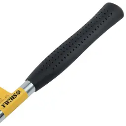 Киянка гумова Sigma 225 г біла, металева обгумована рукоятка (4317401) - мініатюра 3