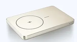 Павербанк Xiaomi Ultra Slim Magnetic Power Bank 5000 mAh (WPB0507S) Gold - мініатюра 2