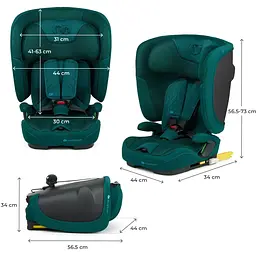 Автокрісло Kinderkraft Fix2Go i-Size Green (KCFI2GO0GRE0000) - мініатюра 9