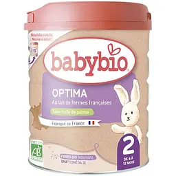 Органічна молочна суміш BabyBio Optima 2, 800 г