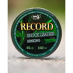 Шоклідер Katran Record Braided Shock-Leader 80m (dark green) 0.40mm 60lb - мініатюра 3