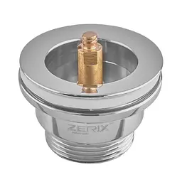Донний клапан для раковини Zerix BV-03 універсальний Click-Clack 1 1/4″ ZX6019 - мініатюра 2