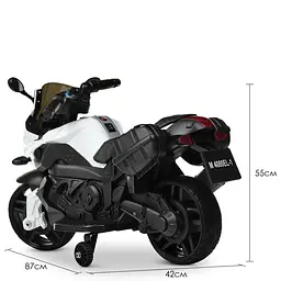 Дитячий електромобіль-мотоцикл Bambi Racer M 4080EL-1 до 20 кг - мініатюра 2