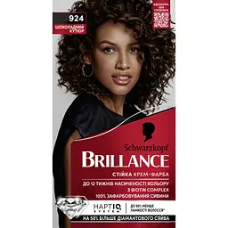 Фарба для волосся Schwarzkopf Brillance відтінок 924 шоколадний кутюр 142.5 мл