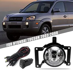 Протитуманні фари Hyundai Tucson 2004-2008 27W з проводкою Комплект (HY-298) - мініатюра 6