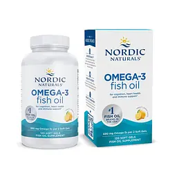 Омега-3 риб'ячий жир Nordic Naturals для серця, мозку та зору 120 софтгелів