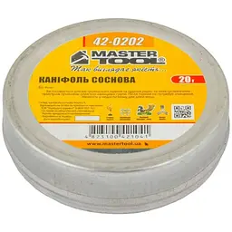 Флюс для паяння каніфоль Mastertool 20 г соснова 42-0202