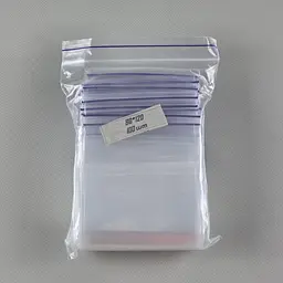Пакети Zip-Lock прозорі 8x12 см, 100 шт, 50 мкм, поліетиленові пакети із застібкою - мініатюра 3