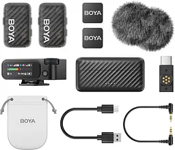Мікрофон Boya MIC 2-02 Type-C/TRS Black (MIC 2-02) - мініатюра 2