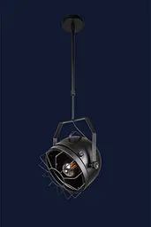 Светильник підвісний Levistella 7529746 C (210)+ трубка телескоп., E27, чорний метал, регульована трубка 300-600 мм - мініатюра 2