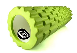 Масажний ролер EasyFit Grid Roller Mini 30 см салатовий