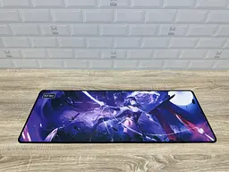 Великий килимок для мишки WorkPlaceShop Anime Геншин Імпакт Райден Сьогун 1000 x 400 мм
