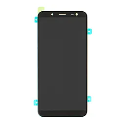 Дисплей для смартфона (телефону) Samsung Galaxy J6 (2018) SM-J600, black (У зборі з тачскріном) (без рамки) - мініатюра 2
