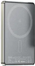 Power Bank Essager Cross-Border Magnetic 5000mAh 20W KR-W002 (EDY5K-YJ0A-Z) Grey UA - мініатюра 2