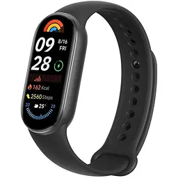 Фітнес-браслет Xiaomi Smart Band 9 Midnight Black + металевий ремінець Type С Rose gold - мініатюра 3