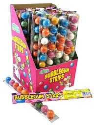 Жуйки Crazy Candy Factory Bubblegum Strips 30g - мініатюра 2