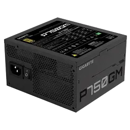 Блок живлення Gigabyte 750 Вт P750GM, Black, модульний, 120 мм (HYB), Active PFC, 80 Plus Gold, MB: 20+4 pin, CPU: 4+4 pin, VGA: 4 x 6+2 pin, 3xMolex / 1xFDD / 8xSATA, Захист: OVP/OPP/SCP/UVP/OCP/OTP (GP-P750GM) - мініатюра 5