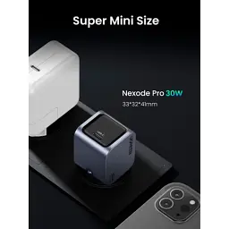 Зарядний пристрій Ugreen USB-C PD30W GaN X703 gray (35006) - мініатюра 6