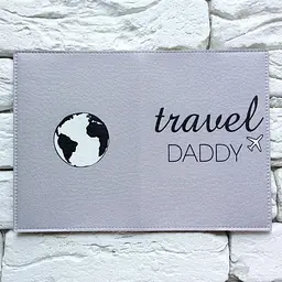 Обкладинка для паспорта Travel Daddy 3 (сірий) - мініатюра 3