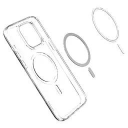 Прозорий чохол Spigen Ultra Hybrid (MagFit) для iPhone 14 Pro (ACS04970) - мініатюра 8