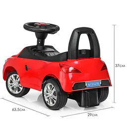 Каталка-толокар Bambi M 3147B-3 Червоний музичний - мініатюра 3
