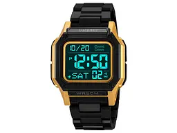 Чоловічий наручний годинник 2264BKGDBK Black-Gold-Black Skmei acs0030090 - мініатюра 3