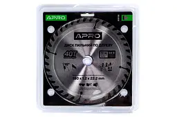 Диск пильний по дереву Apro 180 x 22.220мм x 40T - мініатюра 2