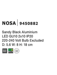 Світильник Nova Luce Nosa 9450882 - мініатюра 3