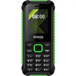 Телефон Sigma mobile X-style 18 Track чорний із зеленим - мініатюра 2