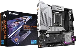 Mатеринська плата Gigabyte B760M Aorus Elite AX LGA 1700 (B760M AORUS ELITE AX) Б/В