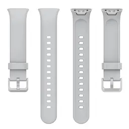 Силіконовий ремінець Tamister для Xiaomi Mi Smart Band 7 Pro Gray - мініатюра 4