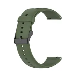 Силіконовий ремінець для смарт-годин BeWatch HW Huawei Watch 22 мм Хакі (102HW10) - мініатюра 2