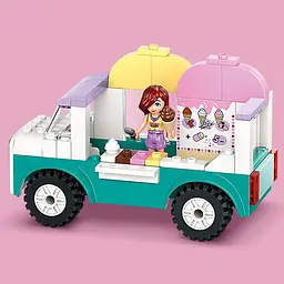 Конструктор LEGO Friends Хартлейк-Сіті. Фургон із морозивом 92 деталі (42644) - мініатюра 7