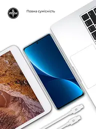 Зарядний пристрій ArmorStandart AR-TA800W USB-C 25W White + кабель USB-C to USB-C (ARM63804) - мініатюра 5