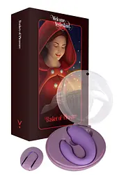 Вібратор для пар FairyGasm PleasureBerry violet, зарядний кейс, пульт ДК - мініатюра 8