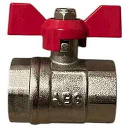 Кран кульовий ABS+ 1" ВВ метелик