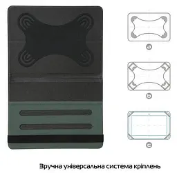 Чохол-книжка ArmorStandart Elastic Band 10` (ARM59075) Black [72869] - мініатюра 2