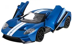 Машинка Ford GT синій RASTAR модель 1:14 Автомобіль на дистанційному керуванні + пульт 2,4 ГГц - мініатюра 3