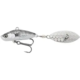 Тейл-спінер Savage Gear 3D Sticklebait Tailspin 65mm 9.0g Білий/Сірий (1013-1854.43.94)
