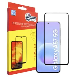 Скло захисне Dengos Super-D Full Glue Samsung Galaxy A57 Black (TGFG-SD-09)