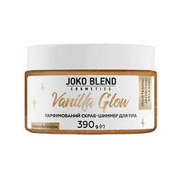 Парфумований скраб для тіла Joko Blend Vanilla Glow, з шиммером, 390 г