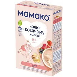 Каша на козьем молоке МАМАКО 7 злаков с ягодами 200 г