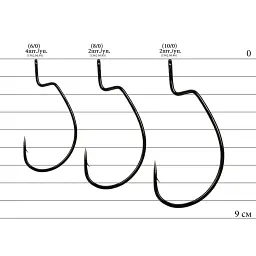 Гачок Decoy Worm26 Kg Hook Magnum 6/0 (4 шт/уп) - мініатюра 2