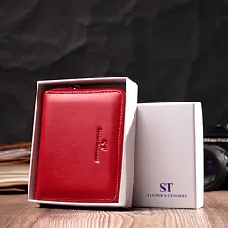 Жіночий шкіряний гаманець ST Leather 12,3х10х2 см acs0028421 - мініатюра 9
