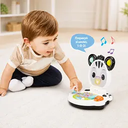 Розвиваюча іграшка VTech Ноутбук Зебра (80-564717) - мініатюра 5